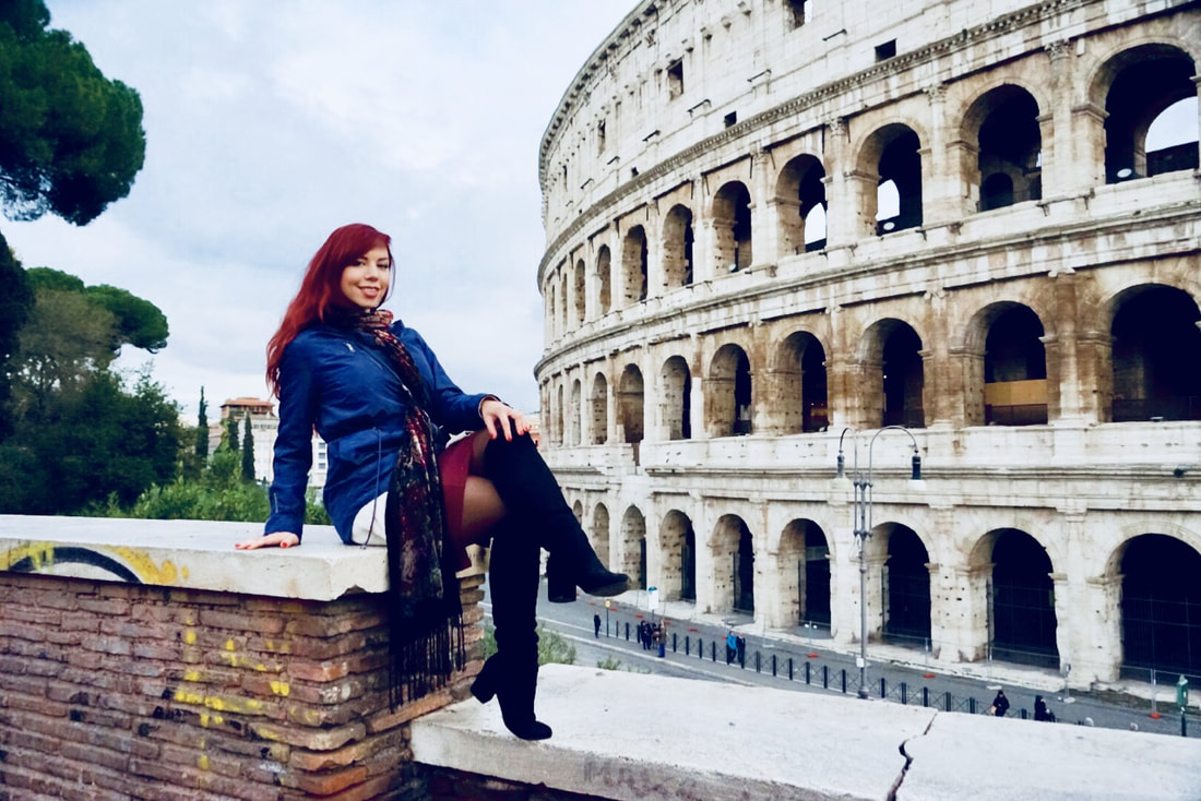 Ludella Hahn in Rome